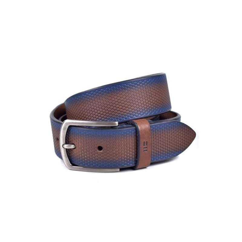 CINTURON COMBINADO MARRON