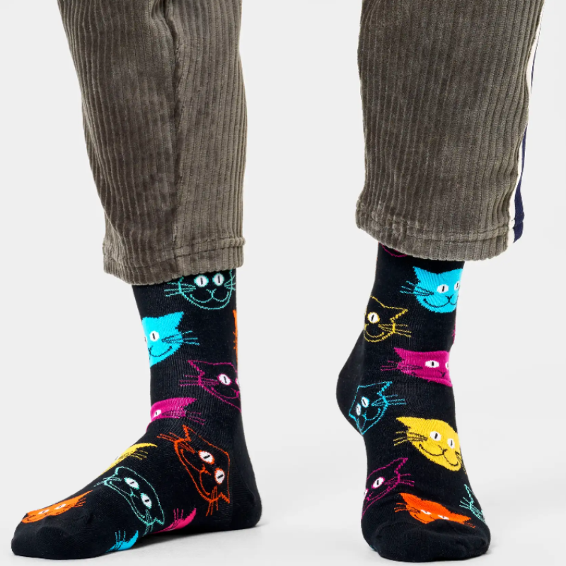 CALCETINES CATS BLACK