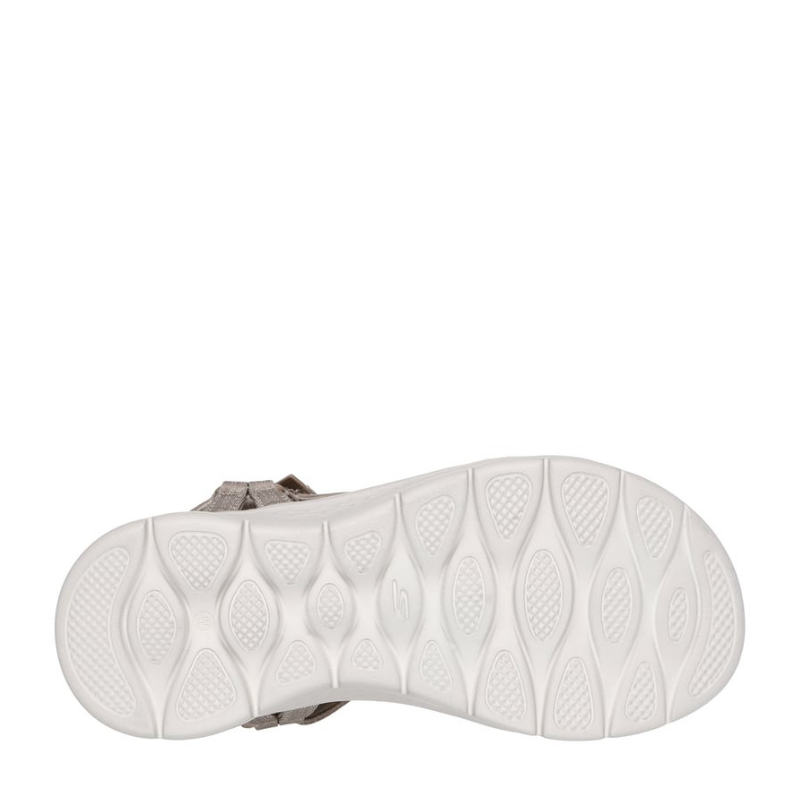 GO WALK FLEX SANDAL TAUPE 141451