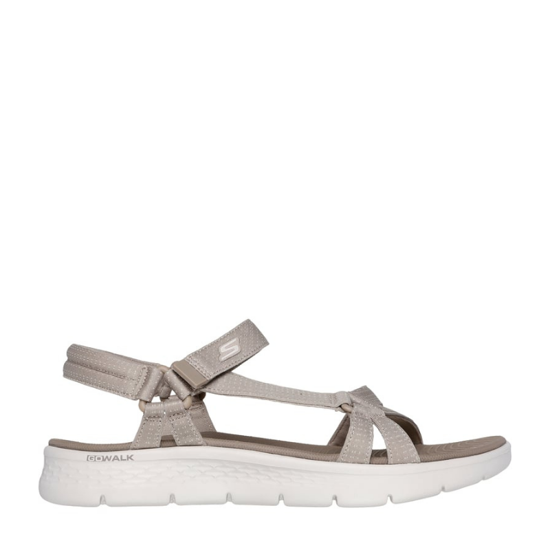 GO WALK FLEX SANDAL TAUPE 141451