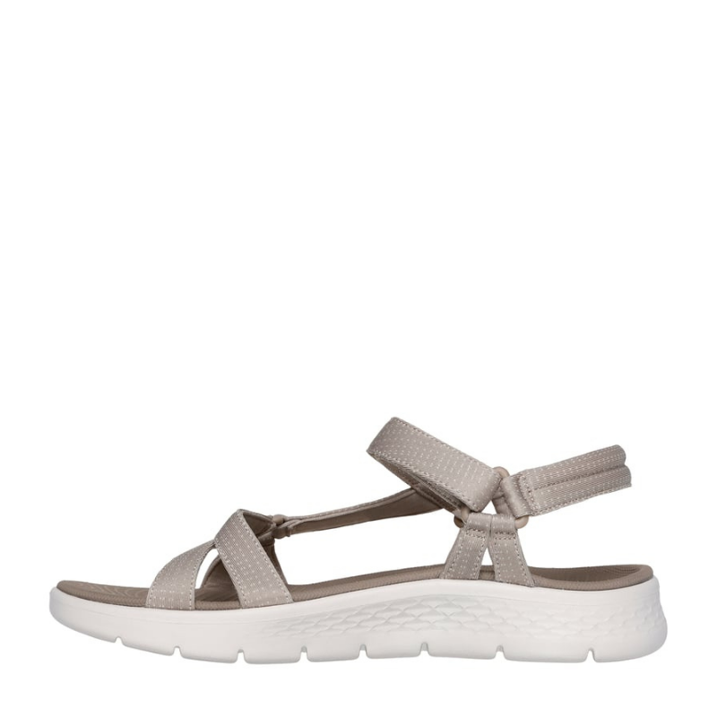 GO WALK FLEX SANDAL TAUPE 141451