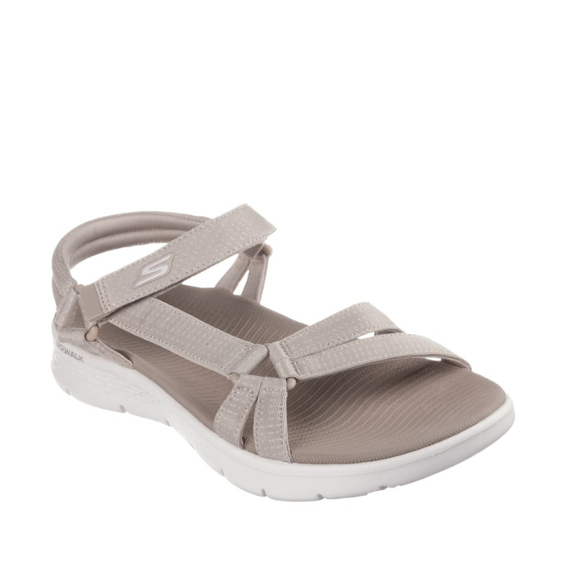 GO WALK FLEX SANDAL TAUPE 141451