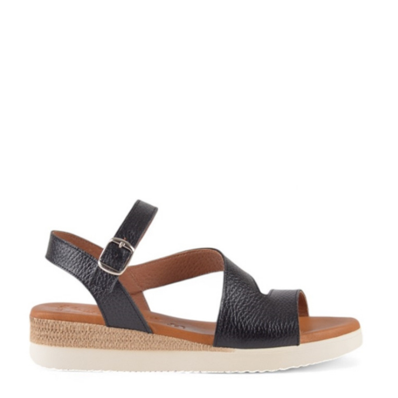 SANDALIA TIRA HEBILLA NEGRO 241325