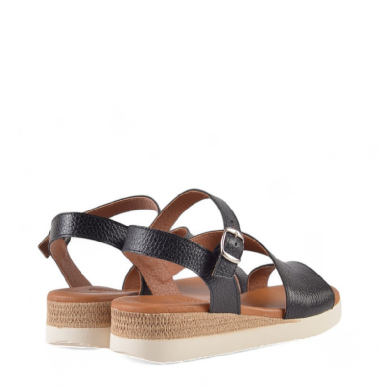 SANDALIA TIRA HEBILLA NEGRO 241325