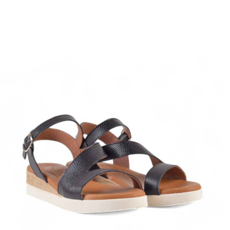 SANDALIA TIRA HEBILLA NEGRO 241325