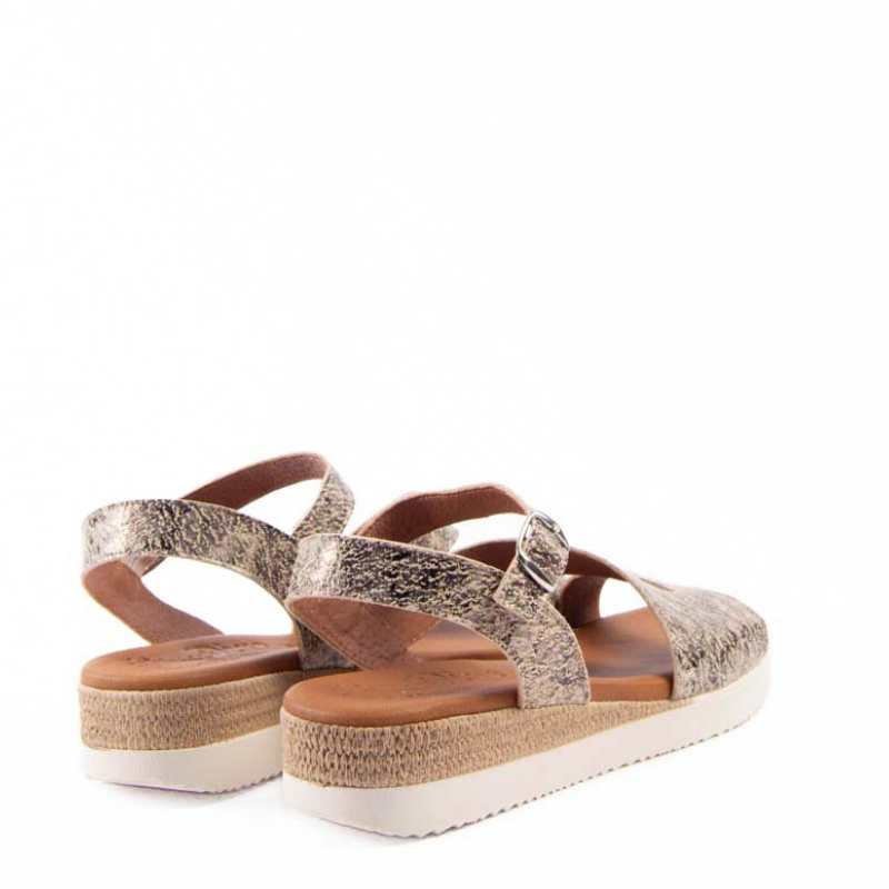 SANDALIA TIRA HEBILLA BEIGE MULTI 241325