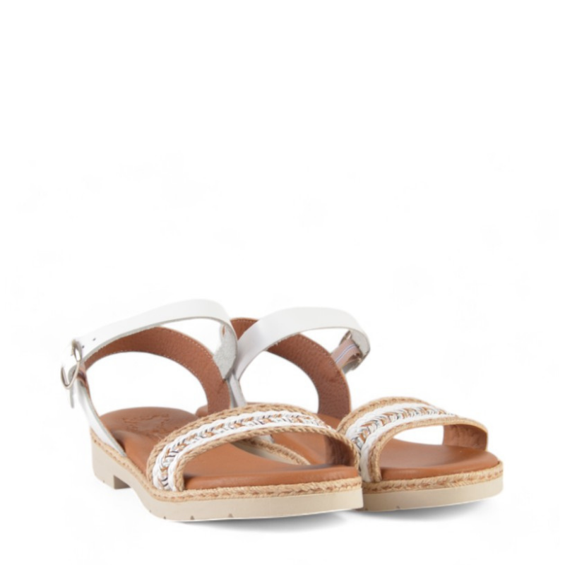 SANDALIA TIRA TRENZA BLANCO 241329