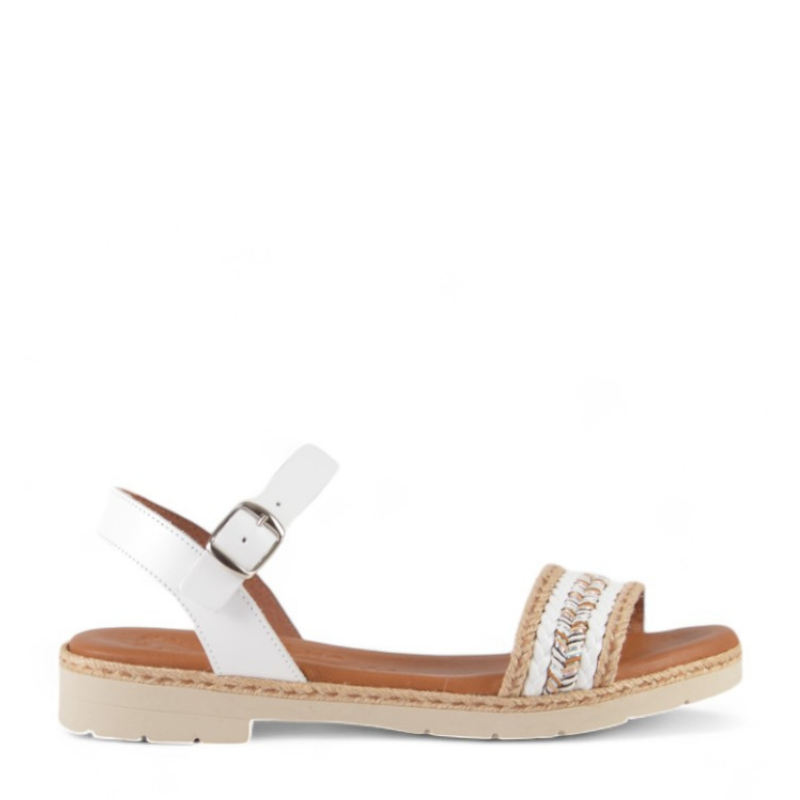SANDALIA TIRA TRENZA BLANCO 241329