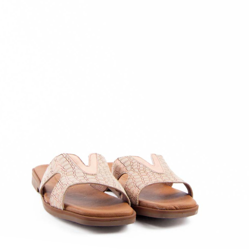 SANDALIA PALA V GRABADA SALMON 241331