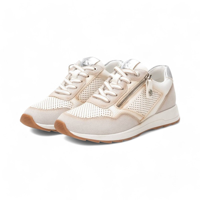 SNEAKER PICADOS ZIP BLANCO 143734