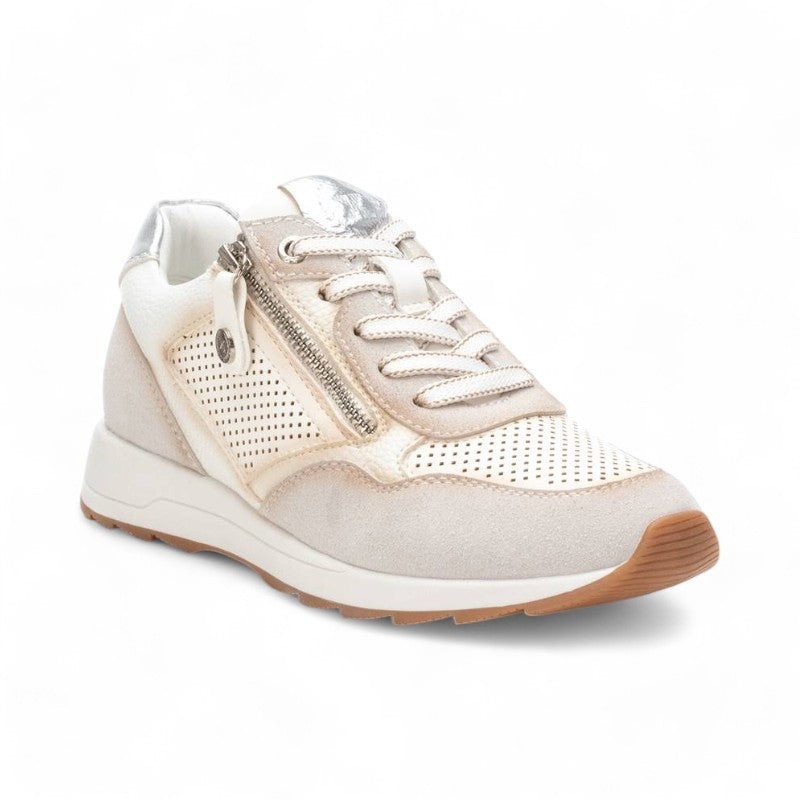 SNEAKER PICADOS ZIP BLANCO 143734
