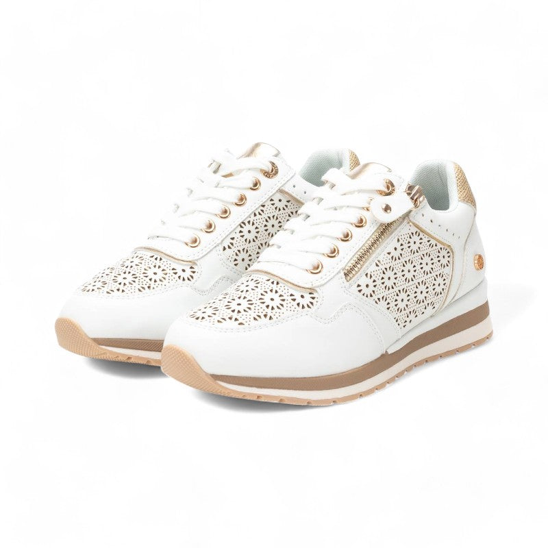 SNEAKER CREMALLERA PICADOS BLANCO 144113