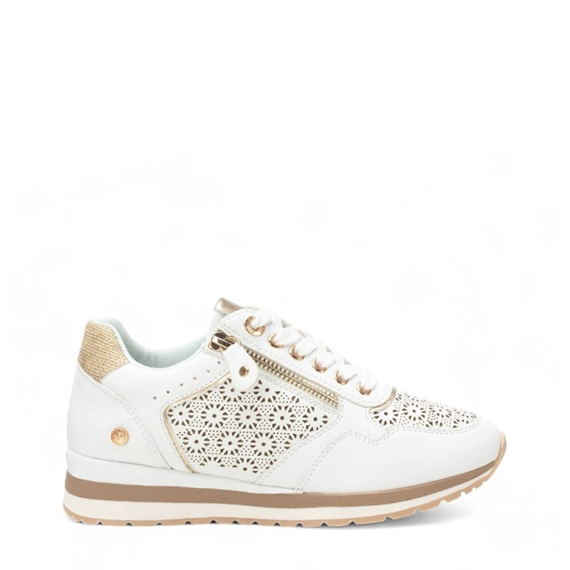 SNEAKER CREMALLERA PICADOS BLANCO 144113