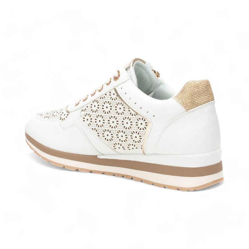 SNEAKER CREMALLERA PICADOS BLANCO 144113