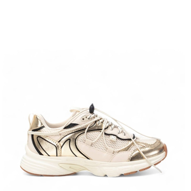 SNEAKER ELASTICO COMBI ORO 144052
