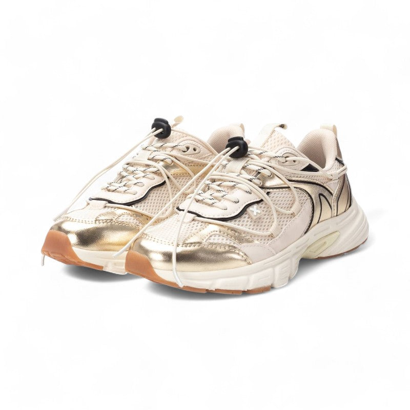 SNEAKER ELASTICO COMBI ORO 144052