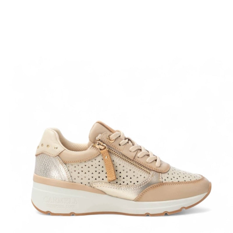 SNEAKER PICADOS COMBI BEIGE 162281