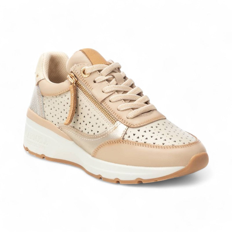 SNEAKER PICADOS COMBI BEIGE 162281