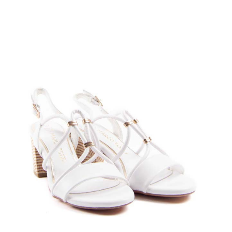 SANDALIA TACON DIBUJO BLANCO 28311