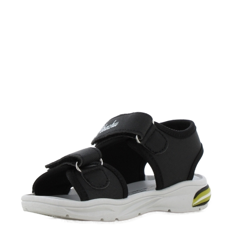 SANDALIA LUCES POKEMON NEGRO AMARILLO