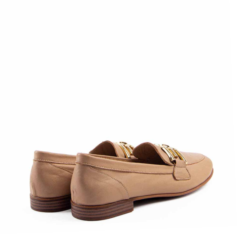 MOCASIN HEBILLA CREMA 25333
