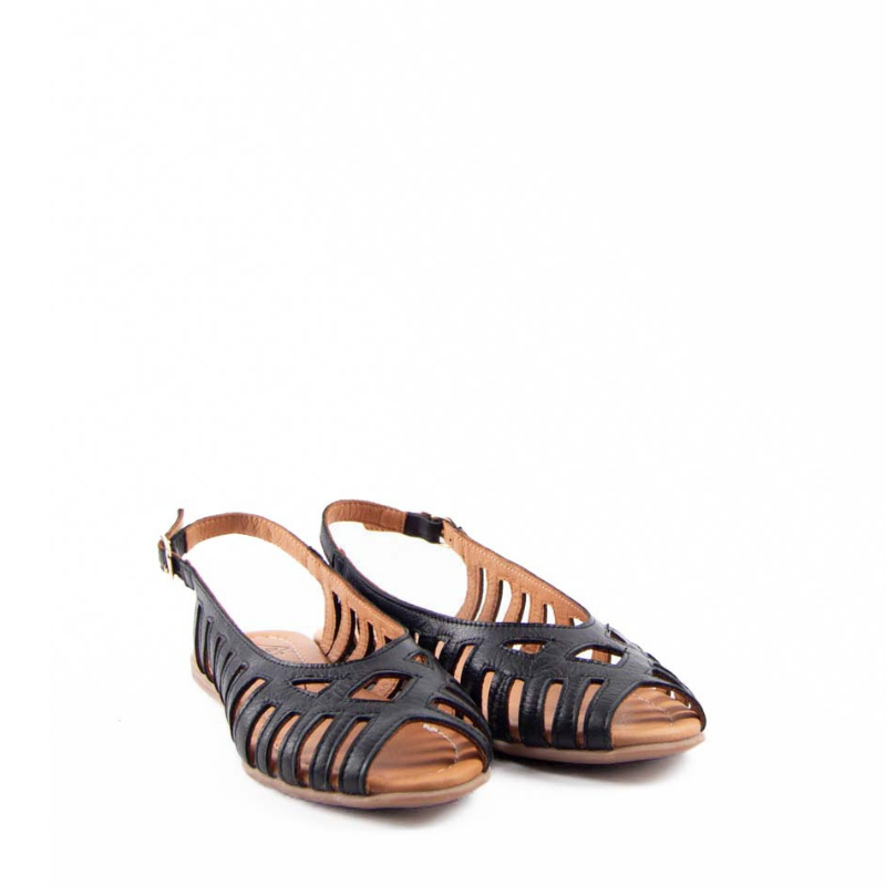 SANDALIA TIRAS NEGRO SR25455