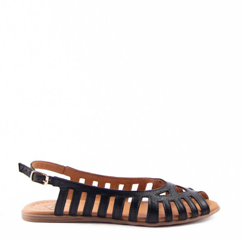 SANDALIA TIRAS NEGRO SR25455