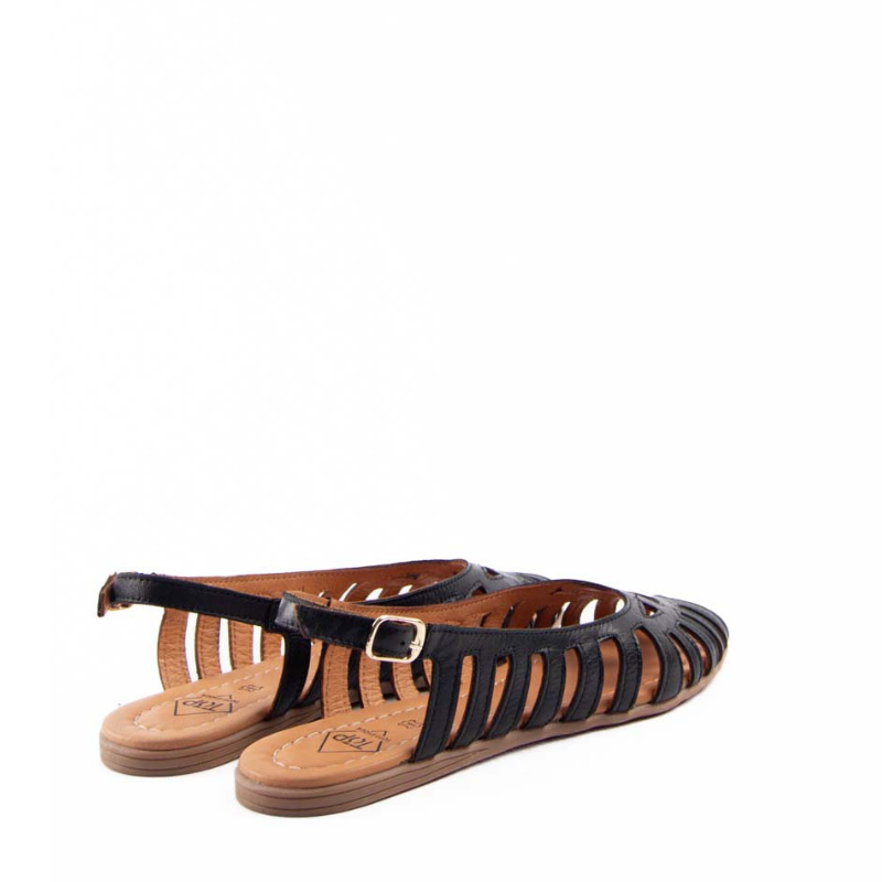 SANDALIA TIRAS NEGRO SR25455