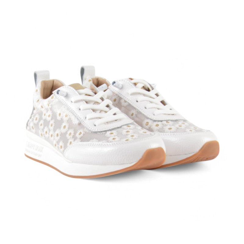 SNEAKER REJILLA FLOR BLANCO VANITY010