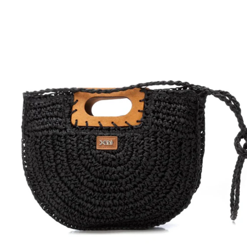 BANDOLERA RAFIA ASA NEGRO 184424