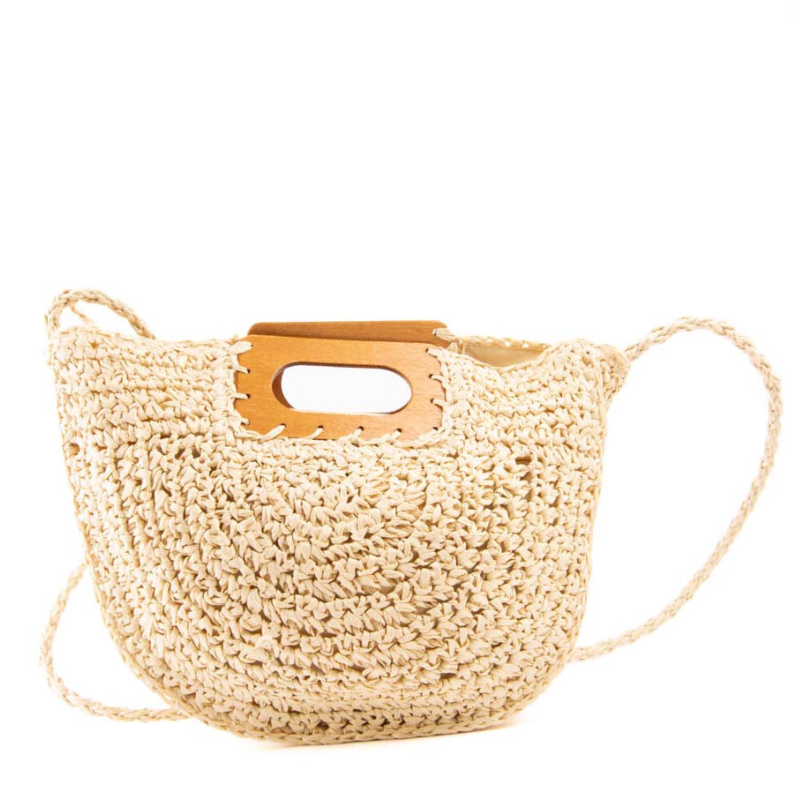 BANDOLERA RAFIA ASA HIELO 184424