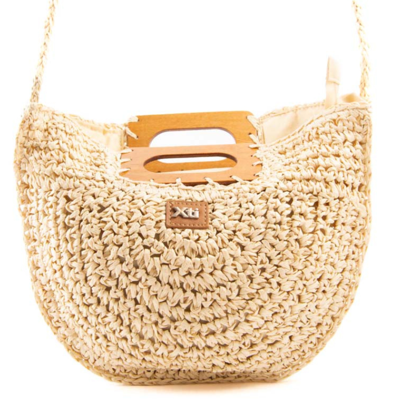 BANDOLERA RAFIA ASA HIELO 184424