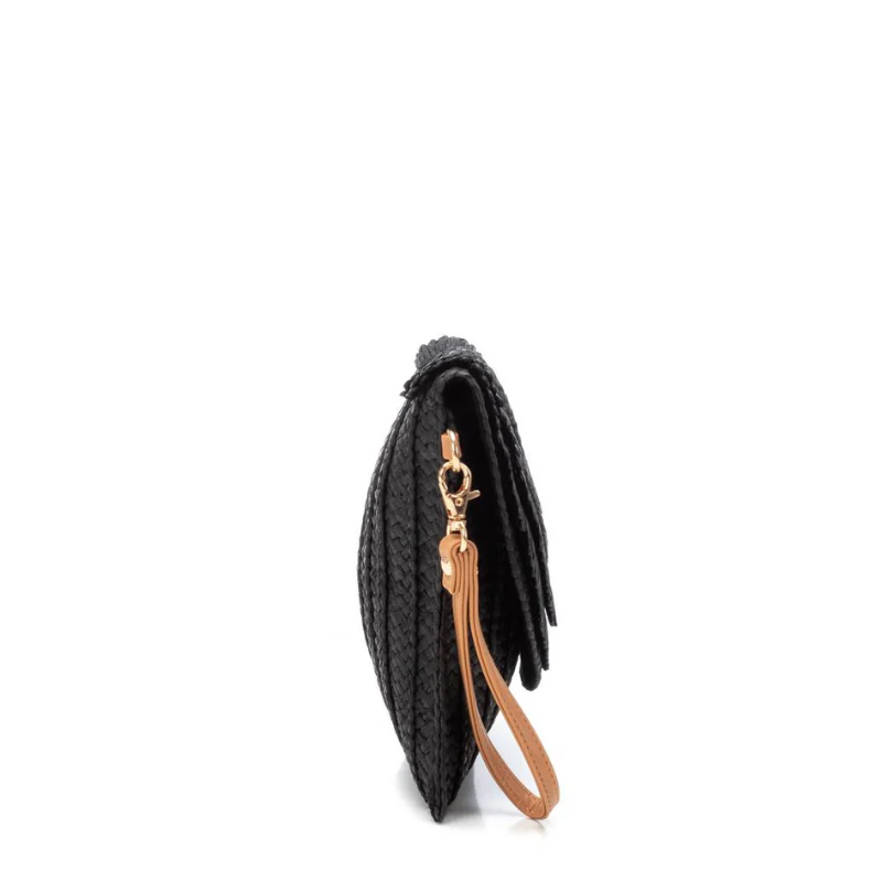 CARTERA RAFIA NEGRO 184425
