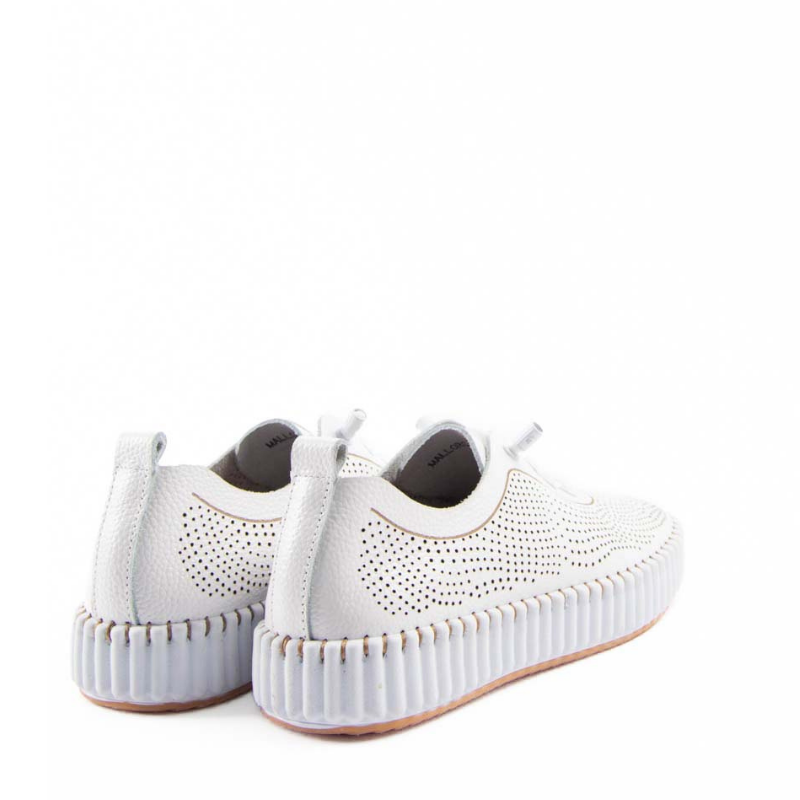 SNEAKER PIEL PICADO BLANCO MALLORCA08