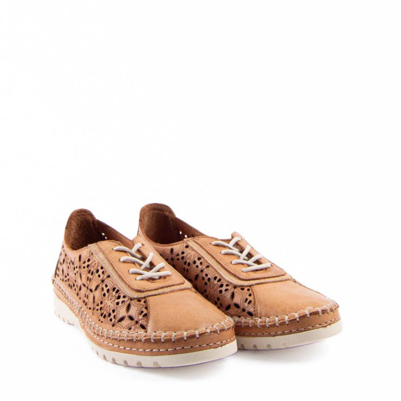 ZAPATO CORDON LASER CUERO 016-105