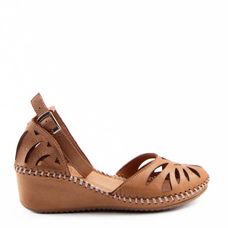 SANDALIA PULSERA HEBILLA CUERO 793-58