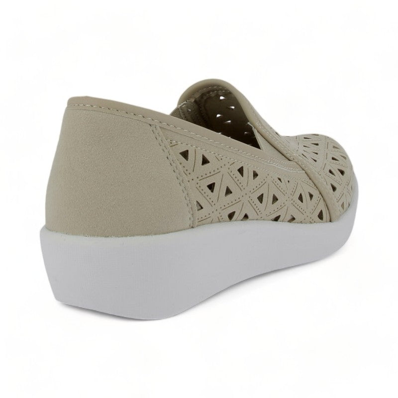 MOCASIN FLOR ELASTICO PLATINO 38465