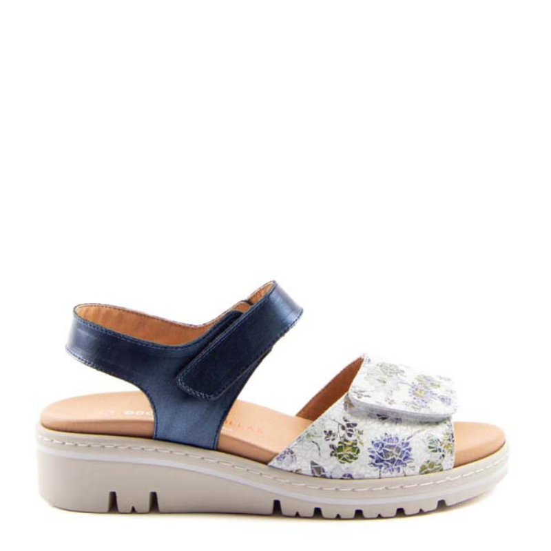 SANDALIA PALA FLORES MARINO 36148