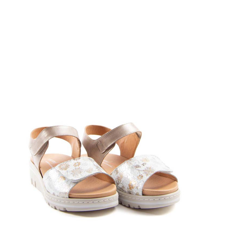 SANDALIA PALA FLORES PICO 36148