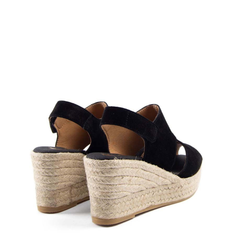 ZUECO YUTE VELCRO NEGRO 10095d-S897