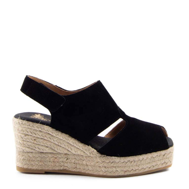 ZUECO YUTE VELCRO NEGRO 10095d-S897