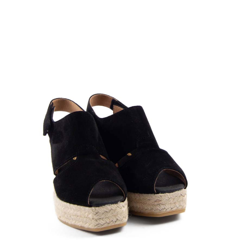 ZUECO YUTE VELCRO NEGRO 10095d-S897