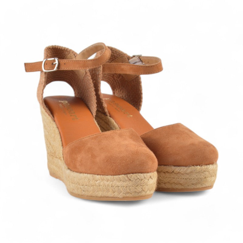 ALPARGATA CUÑA COÑAC 840-7A01