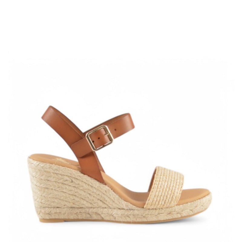 SANDALIA PALA RAFIA NATURAL HIE-RF810