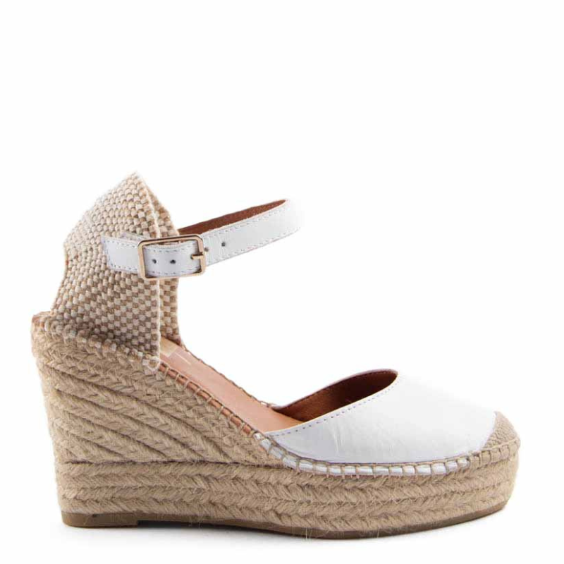 ALPARGATA TALON BLANCO 1632