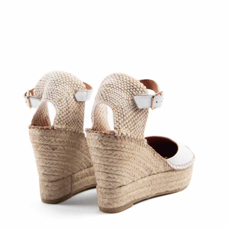 ALPARGATA TALON BLANCO 1632