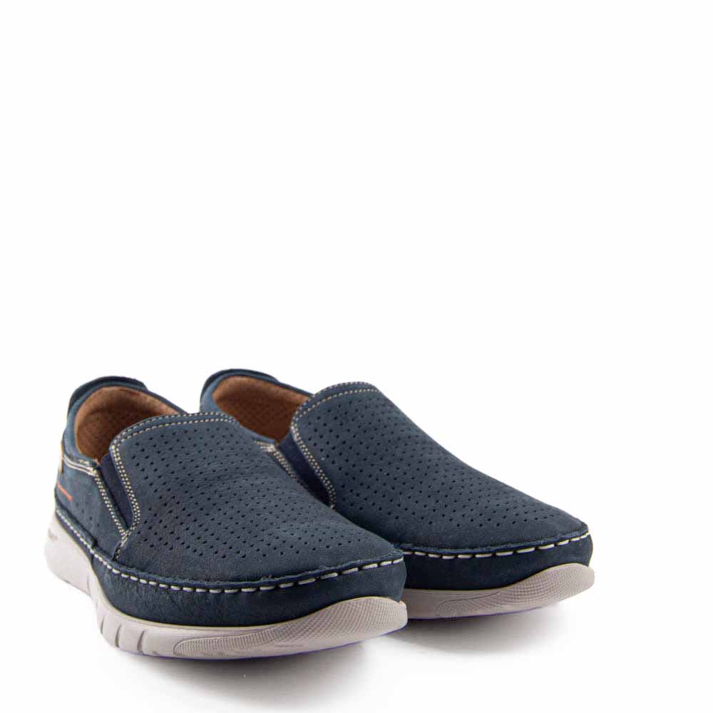 MOCASIN PUNTOS MARINO 3991S