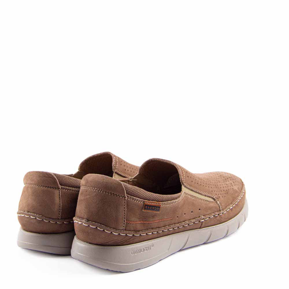 MOCASIN PUNTOS TAUPE 3991S