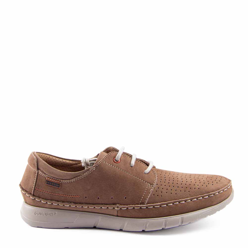 ZAPATO CORDON PICADO TAUPE 3990S