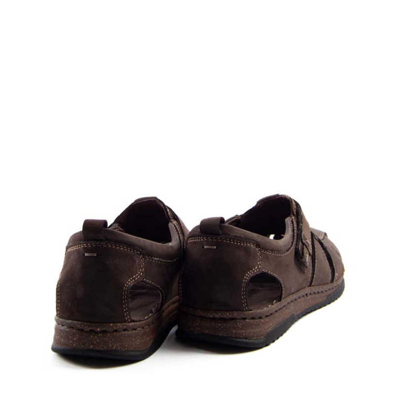 SANDALIA CERRADA VELCRO MORO 40760